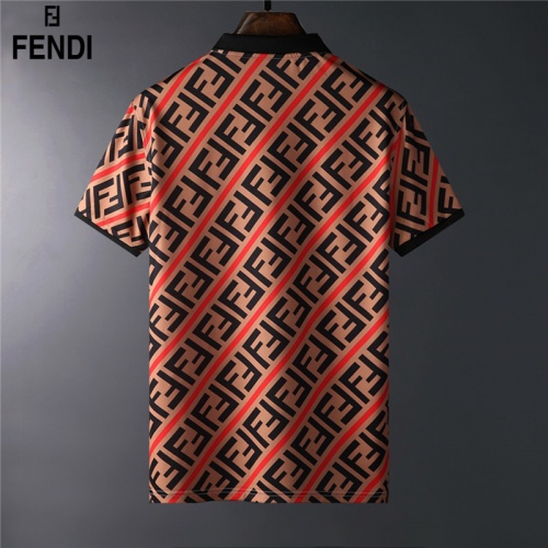 Replica Fendi T-Shirts Short Sleeved For Men #836575 $24.00 USD for Wholesale