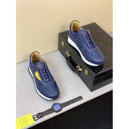 Replica Fendi Casual Shoes For Men #836627 $85.00 USD for Wholesale