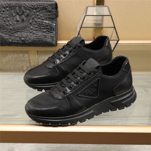 Replica Prada Casual Shoes For Men #836643 $92.00 USD for Wholesale