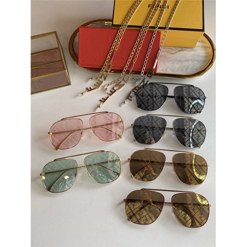 Replica Fendi AAA Quality Sunglasses #836716 $48.00 USD for Wholesale
