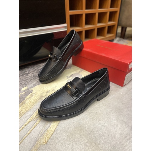Salvatore Ferragamo Leather Shoes For Men #836747 $85.00 USD, Wholesale Replica Salvatore Ferragamo Leather Shoes