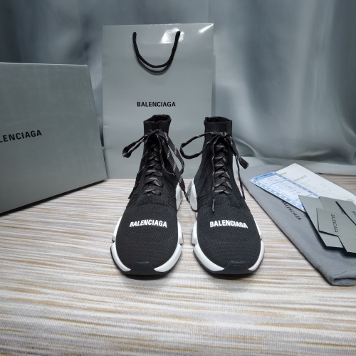 Replica Balenciaga High Tops Shoes For Women #836872 $96.00 USD for Wholesale