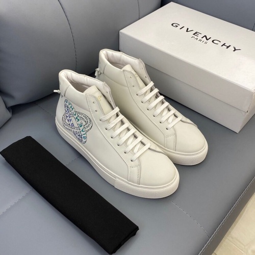 Givenchy High Tops Shoes For Men #836929 $76.00 USD, Wholesale Replica Givenchy High Tops Shoes