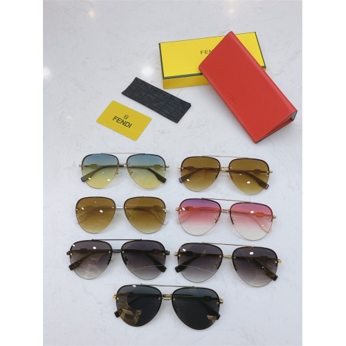 Replica Fendi AAA Quality Sunglasses #837028 $56.00 USD for Wholesale