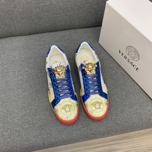 Replica Versace Casual Shoes For Men #837053 $80.00 USD for Wholesale
