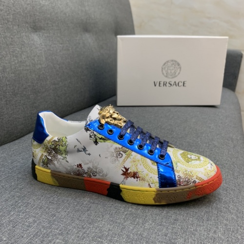 Replica Versace Casual Shoes For Men #837053 $80.00 USD for Wholesale