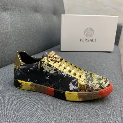 Replica Versace Casual Shoes For Men #837054 $80.00 USD for Wholesale