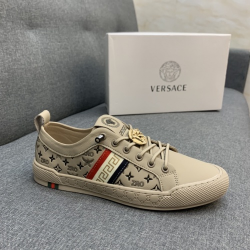 Replica Versace Casual Shoes For Men #837055 $82.00 USD for Wholesale