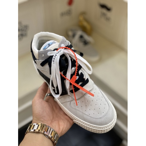 Replica Off-White High Tops Shoes For Men #837112 $98.00 USD for Wholesale