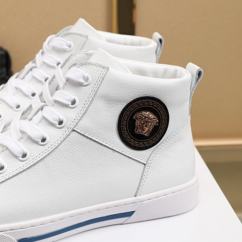Replica Versace High Tops Shoes For Men #837133 $96.00 USD for Wholesale
