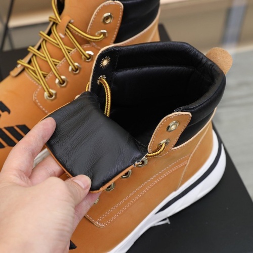 Replica Armani High Tops Shoes For Men #837137 $96.00 USD for Wholesale