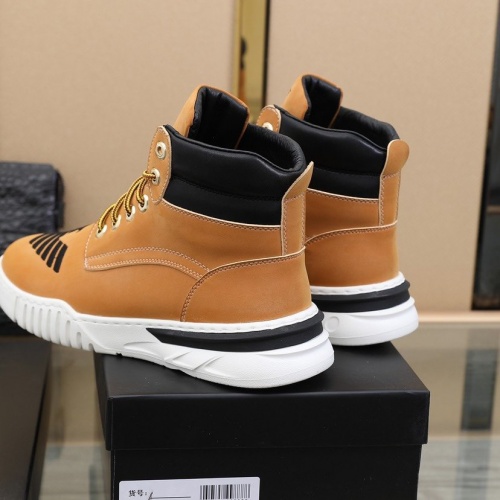 Replica Armani High Tops Shoes For Men #837137 $96.00 USD for Wholesale
