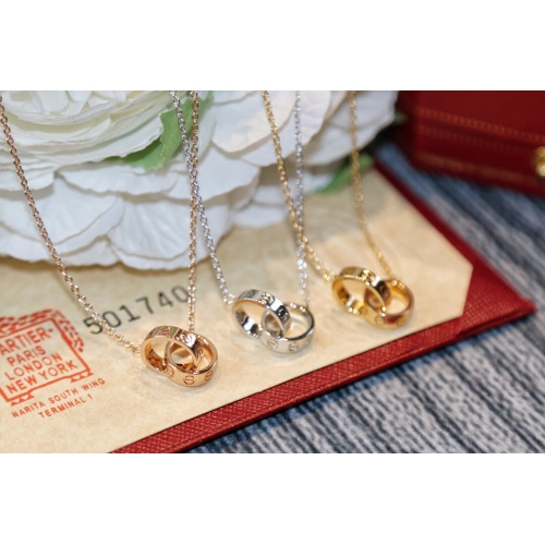 Replica Cartier Necklaces For Women #837141 $35.00 USD for Wholesale
