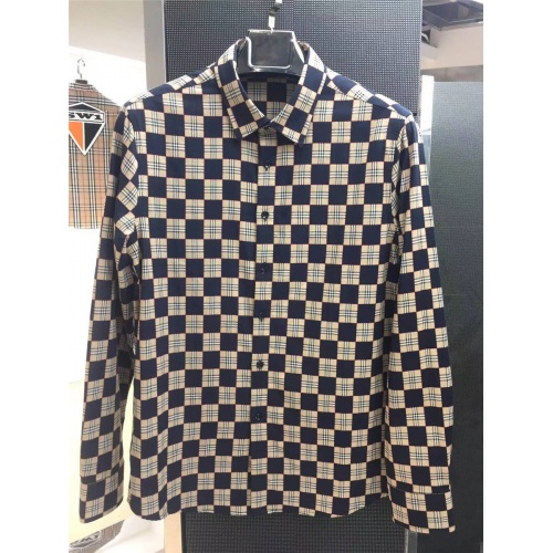 Burberry Shirts Long Sleeved For Men #837372 $60.00 USD, Wholesale Replica Burberry Shirts