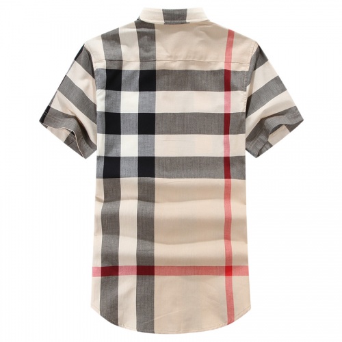 Replica Burberry Shirts Short Sleeved For Men #837458 $40.00 USD for Wholesale