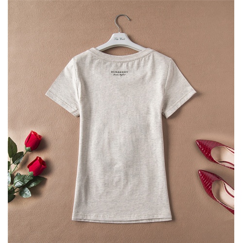 Replica Burberry T-Shirts Short Sleeved For Women #837500 $25.00 USD for Wholesale
