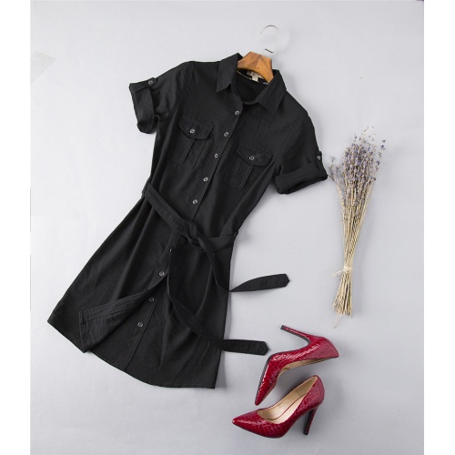 Burberry Dresses Short Sleeved For Women #837564 $52.00 USD, Wholesale Replica Burberry Dresses