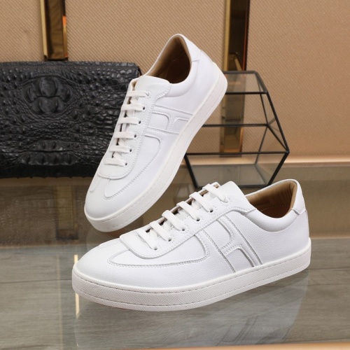 Replica Hermes Casual Shoes For Men #837642 $88.00 USD for Wholesale