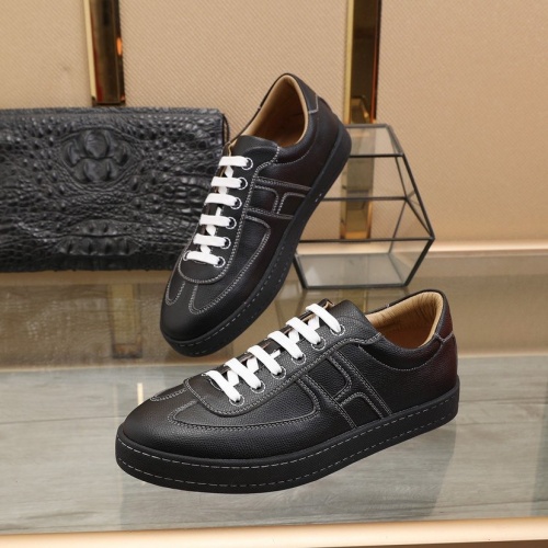 Replica Hermes Casual Shoes For Men #837643 $88.00 USD for Wholesale