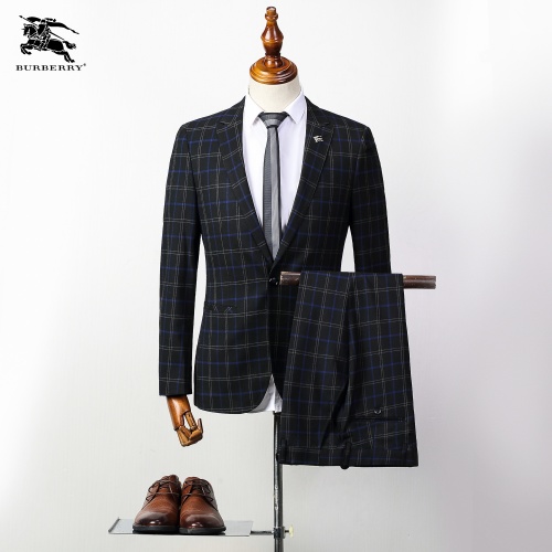 Burberry Two-Piece Suits Long Sleeved For Men #837648 $85.00 USD, Wholesale Replica Burberry Suits