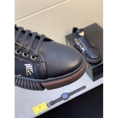Replica Armani Casual Shoes For Men #837804 $76.00 USD for Wholesale