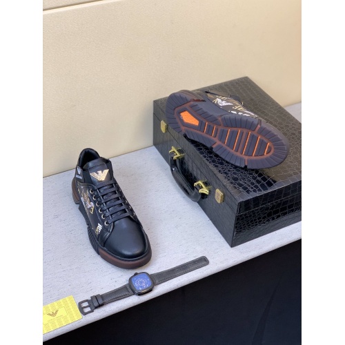 Replica Armani Casual Shoes For Men #837804 $76.00 USD for Wholesale