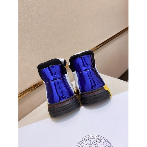 Replica Versace High Tops Shoes For Men #838291 $80.00 USD for Wholesale