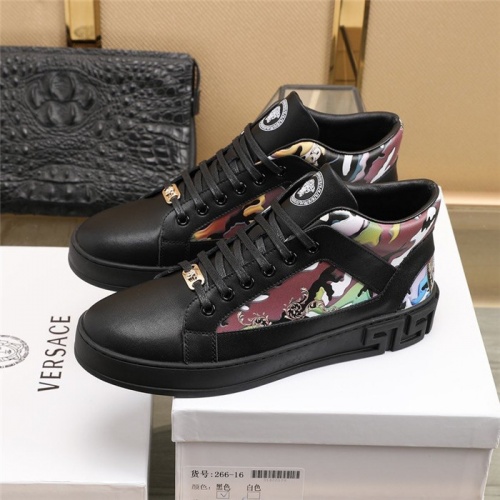 Replica Versace Casual Shoes For Men #838340 $82.00 USD for Wholesale