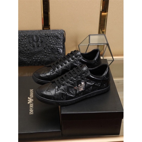 Replica Armani Casual Shoes For Men #838342 $82.00 USD for Wholesale
