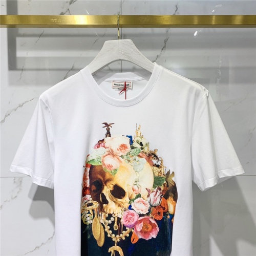 Replica Alexander McQueen T-shirts Short Sleeved For Men #838485 $41.00 USD for Wholesale