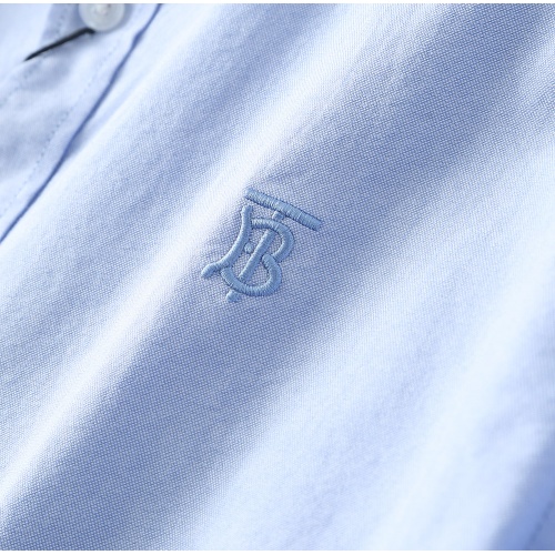 Replica Burberry Shirts Long Sleeved For Men #838573 $40.00 USD for Wholesale