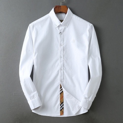Burberry Shirts Long Sleeved For Men #838574 $40.00 USD, Wholesale Replica Burberry Shirts