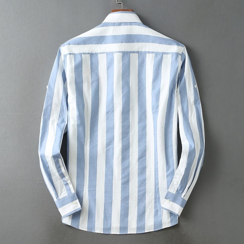 Replica Hermes Shirts Long Sleeved For Men #838576 $40.00 USD for Wholesale