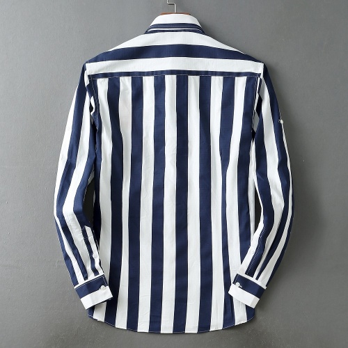 Replica Hermes Shirts Long Sleeved For Men #838578 $40.00 USD for Wholesale