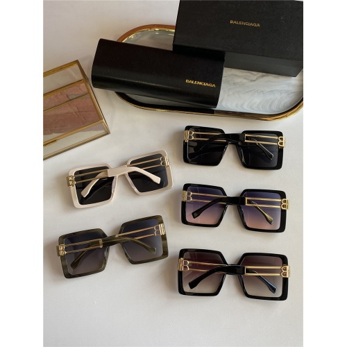 Replica Balenciaga AAA Quality Sunglasses #838797 $60.00 USD for Wholesale