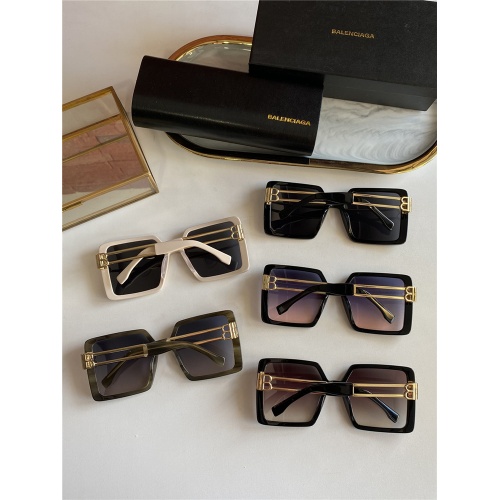 Replica Balenciaga AAA Quality Sunglasses #838798 $60.00 USD for Wholesale