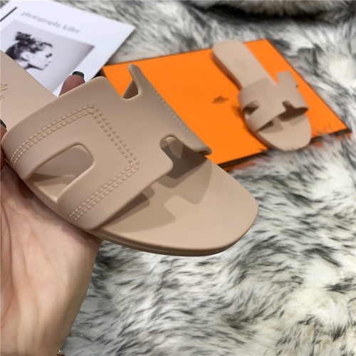 Replica Hermes Slippers For Women #838995 $40.00 USD for Wholesale