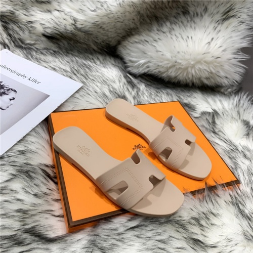 Replica Hermes Slippers For Women #838995 $40.00 USD for Wholesale