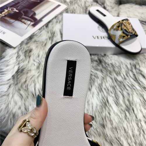 Replica Versace Slippers For Women #838998 $56.00 USD for Wholesale