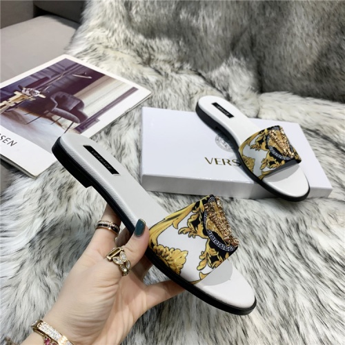 Replica Versace Slippers For Women #838998 $56.00 USD for Wholesale