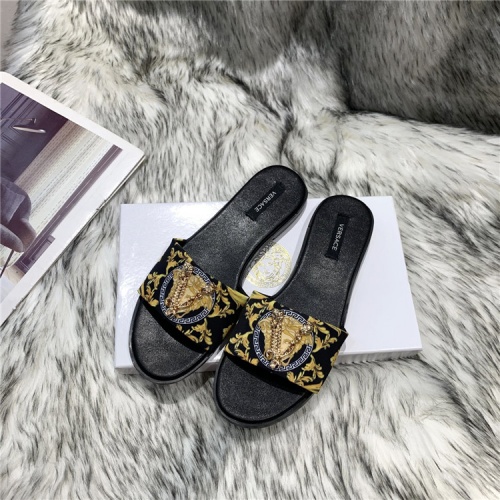 Versace Slippers For Women #838999 $56.00 USD, Wholesale Replica Versace Slippers