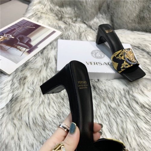 Replica Versace Slippers For Women #839005 $74.00 USD for Wholesale