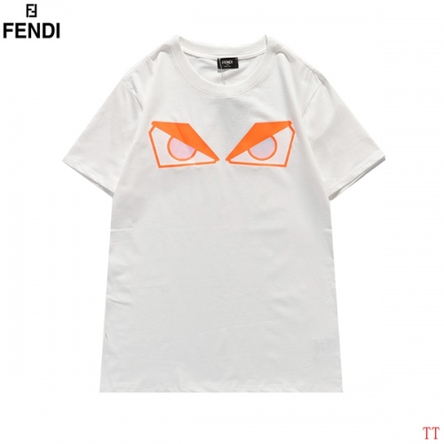 Fendi T-Shirts Short Sleeved For Men #839006 $29.00 USD, Wholesale Replica Fendi T-Shirts
