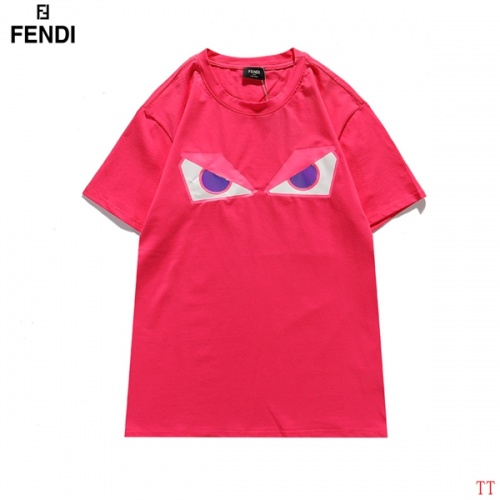 Fendi T-Shirts Short Sleeved For Men #839007 $29.00 USD, Wholesale Replica Fendi T-Shirts