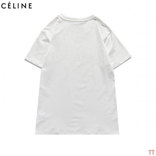 Replica Celine T-Shirts Short Sleeved For Men #839015 $27.00 USD for Wholesale