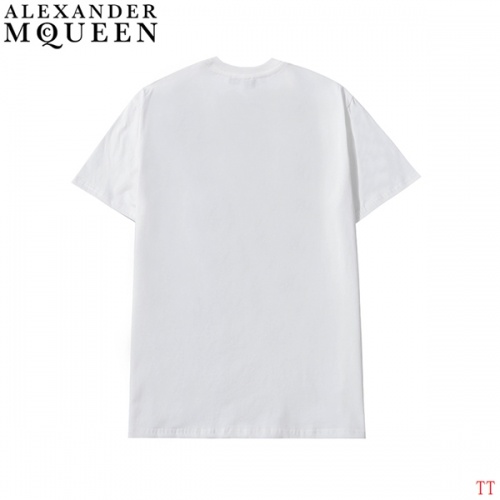 Replica Alexander McQueen T-shirts Short Sleeved For Men #839026 $27.00 USD for Wholesale