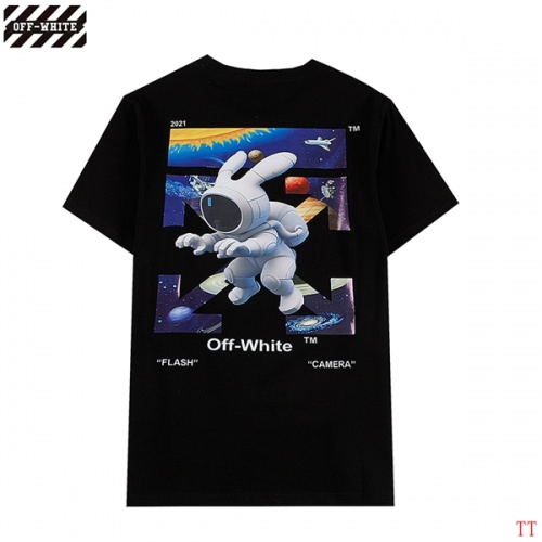 Off-White T-Shirts Short Sleeved For Men #839066 $27.00 USD, Wholesale Replica Off-White T-Shirts