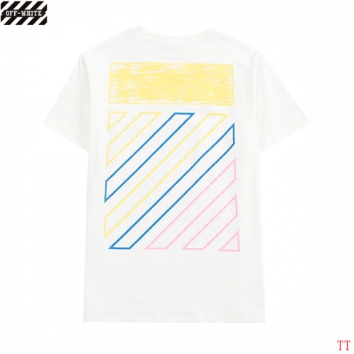 Off-White T-Shirts Short Sleeved For Men #839068 $27.00 USD, Wholesale Replica Off-White T-Shirts