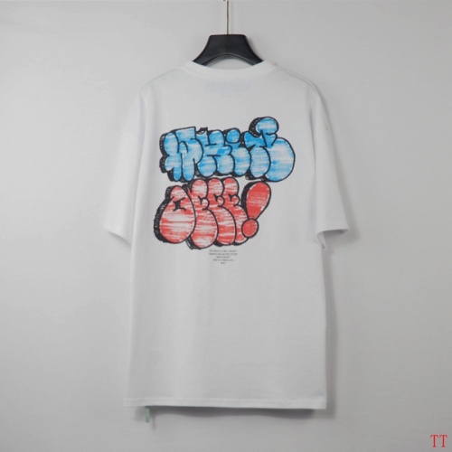 Off-White T-Shirts Short Sleeved For Men #839070 $29.00 USD, Wholesale Replica Off-White T-Shirts