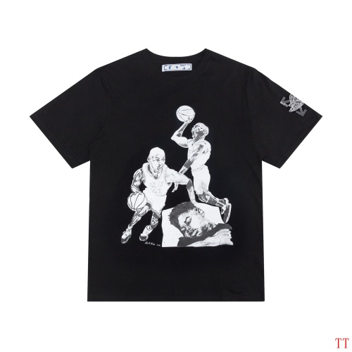 Off-White T-Shirts Short Sleeved For Men #839072 $29.00 USD, Wholesale Replica Off-White T-Shirts